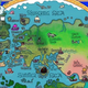 Illustration for article titled Here there be White Walkers in stylized emGame of Thrones/em maps
